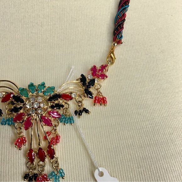 RHINESTONE adjustable cord, interchangeable necklace - Picture 9 of 11